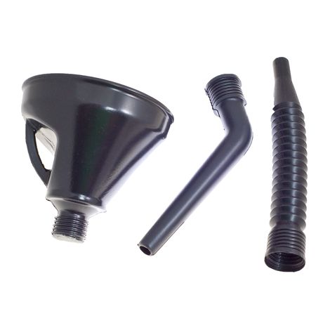 Entonnoir de service 16 cm, embouts en plastique avec filtre, huile, carburant, liquides, qualité