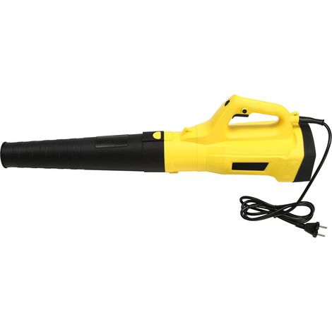 Laubbläser, 3000W 90x20x35cm Sechs Geschwindigkeitsstufen, für die Rasenpflege Laubbläser Elektrogebläse, Herabgefallene Blätter, Müll, Staub, Spinnweben(Gelb)