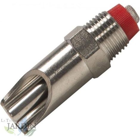 Bebedero automático chupete inoxidable para cerdos. Ideal para sistemas de riego automáticos en granjas