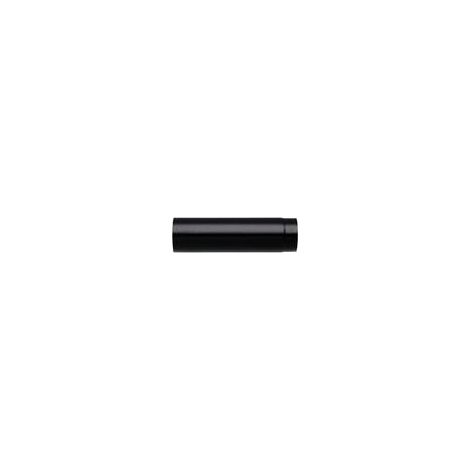 SAVE Fumisteria NNO1501 Plus Tubo dritto canna fumaria 15 cm 50 cm acciaio porcellanato T600 colore Nero (1/2)