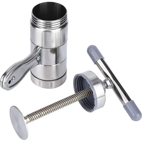 Presse-miel Bazhou, extracteur de miel portable en acier inoxydable pour jus, cidre, vin, huile d'olive (1 pièce, argent) (1/4)