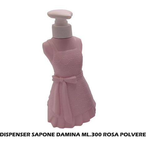 1 Pezzo Dispenser Sapone in Plastica Damina Rosa 2 Modelli