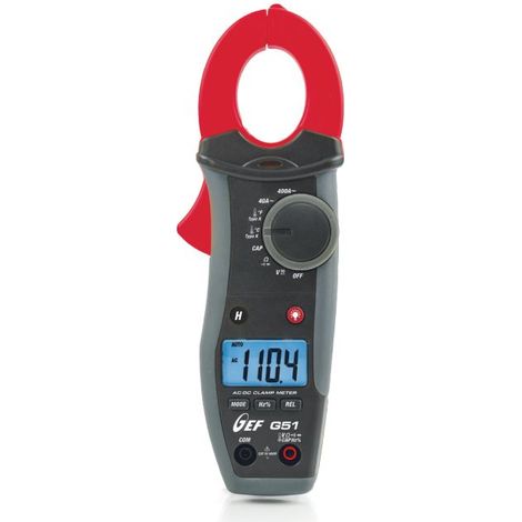 G51 TRMS Pinza amperimétrica 400A CA TRMS completa CAT III 600V