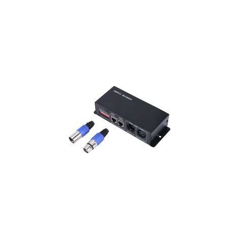 4-Kanal RGBW LED-Controller 8A für 12V 24V Streifen, 512 CH Decoder (1/4)