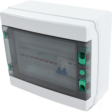 4-String-PV-Kombinationsbox mit Überspannungsableiter, 15-A-Sicherung, 63-A-DC-Leistungsschalter, Schutzart IP67, Solar-Kombinationsbox DC 1000 V (1/5)