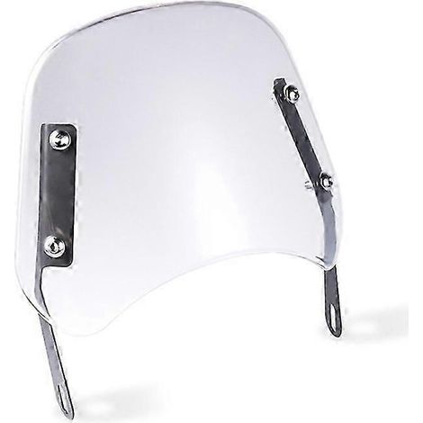 Déflecteur de vent universel pour pare-brise de moto Honda Kawasaki Suzuki 5"-7" avec phare (transparent) (1/5)