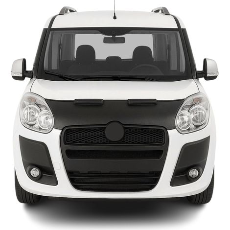 Protège Capot compatible avec Fiat Doblo 2010 à 2014, Bra de Capot Protection, Noir (1/5)