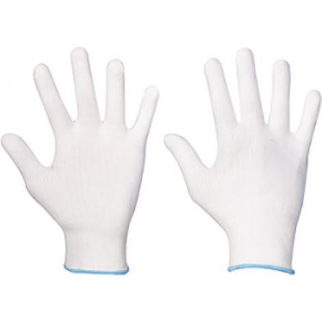 Honeywell – Gants de manutention tricotés taille 8 – 50% polyamide / 50% polyester – Poignet élastique – Certifiés sans silicone pour peinture