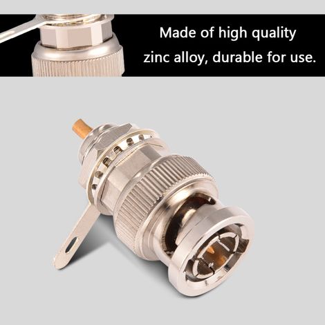 Les adaptateurs de connecteur BNC pour appareils RF offrent une transmission de signal à faible perte et une construction durable en alliage de zinc, assurant des connexions stables pour les applicati