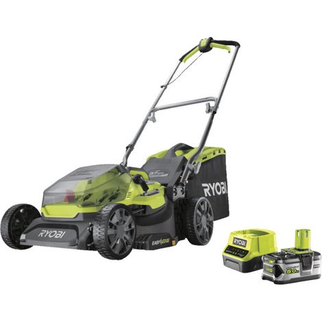 RYOBI Tondeuse 18V LithiumPlus Brushless coupe 37cm - 1 batterie 5,0 Ah - 1 chargeur rapide - RY18LMX37A-150 (1/10)