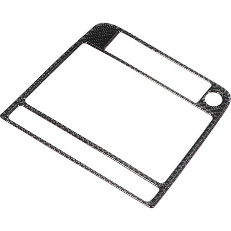 Garniture intérieure en fibre de carbone pour console centrale GPS, conduite à gauche, adaptée à VW Touareg 2011-2018 (1/5)