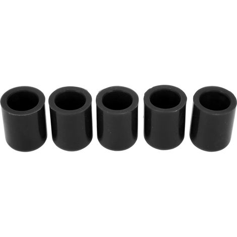 Lot de 5 embouts de tuyau d'admission d'air automobile en silicone résistant aux intempéries pour tube de 19 mm, noir (1/5)