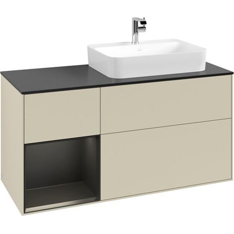 Villeroy & Boch F392PDHJ Meuble sous-lavabo Finion F39 (1/3)
