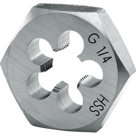 Die 6 Presa, Bsp: G 1/8 Pollici Da 28 Pollici Filetti, Cote S Altezza / Stoviglie X 27 X 11 Mm