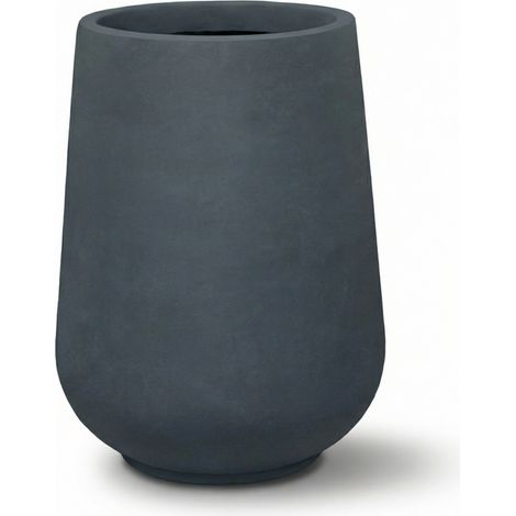Macetero preperforado MONOLITH 40x53cm gris oscuro (1/3)