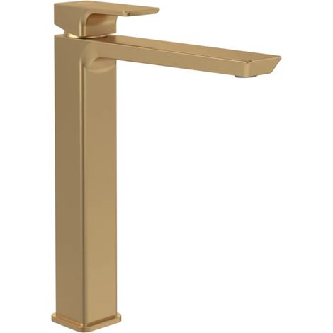 Mitigeur lavabo surélevé VILLEROY ET BOCH Subway 3.0 sans tirette Brushed Gold (1/5)