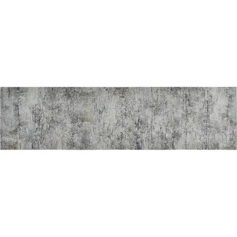 Maison Exclusive - Küchenteppich Waschbar Beton 45x150 cm Samt