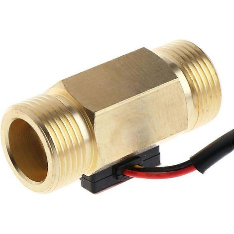 Capteur de débit d'eau G3/4" à effet Hall, débitmètre DN20, 1-30 L/min (1/5)
