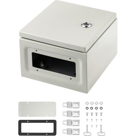 Mophorn NEMA-Stahlgehäuse, 8 x 8 x 6 Zoll NEMA 4X wasserdichter Schaltkasten, IP66 staubdichter Außen-/Innenanschlusskasten