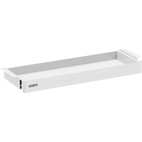 Cassetto sotto il tavolo SpeaKa Professional SP-DA163-W Range Altezza: 73 mm (max) Bianco (1/5)