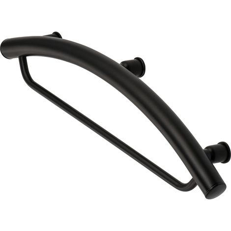 Deante Handtuchhalter Wand Edelstahl Matt Schwarz (1/4)