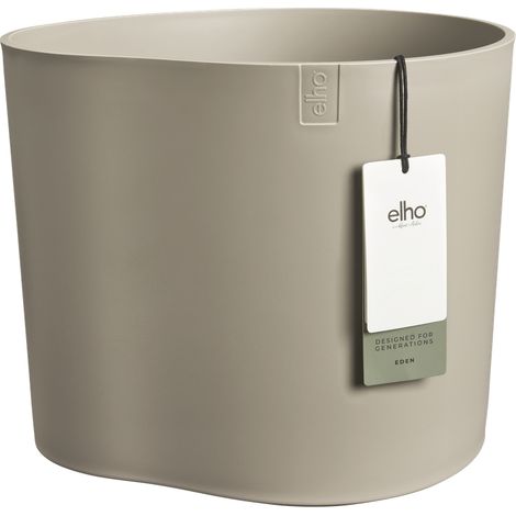 Elho Eden 35 - Gris - L 36 x B 32.6 x H 32 cm - intérieurextérieur - 100% recyclé (1/3)