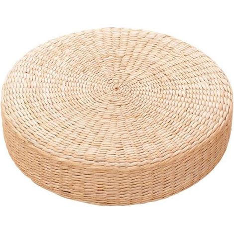 Cuscino per sedia in paglia 40x40x6 cm – Design ergonomico per il massimo comfort – Fodera lavabile e traspirante – Adatto per uso interno ed esterno (1/5)
