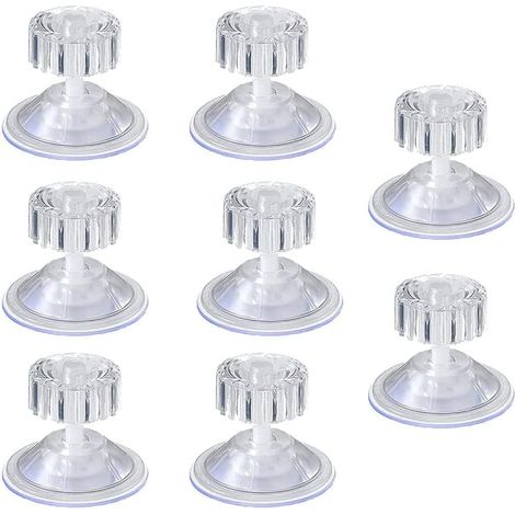 Filiyano-Lot de 8 supports à ventouses pour auvent, fixation latérale sur toit pour bateau, caravane, fourgonnette et camping-car (1/5)