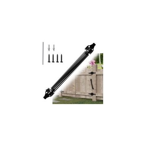 36cm Ferme Porte à Ressort Réglable, Ferme-Porte Automatique, Ressort de Porte avec 2 Vis, pour Porte de Jardin, portail en Bois et Clôtures Agricoles (36 x 3.9 cm) (1/5)