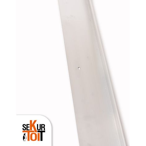 Barre de terminaison aluminium – longueur 2 m – Toiture EPDM – SEKURTOIT