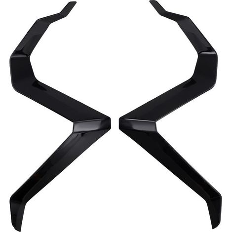 Déflecteurs D'Air de Moto pour X-ADV 750 XADV 750 2021-2024 Carénage de Jambe Déflecteur de Vent Pare-Brise Latéral Noir