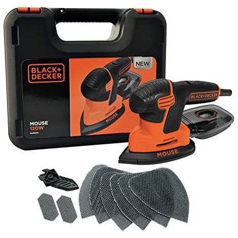 Black & Decker KA2500K-QS lijadora negra 120 W
