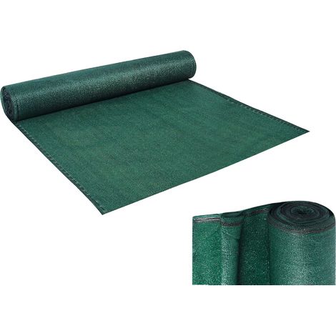 Rete Ombreggiante Metri Frangivista Telo Privacy Frangivento Verde Recinzione Frangisole Copertura Estero Ombra Terrazzi Giardini Verde - 1X20 MT (1/4)