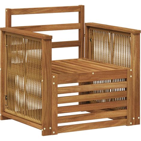 Maison Exclusive - Outdoor Mittelsofa Natur