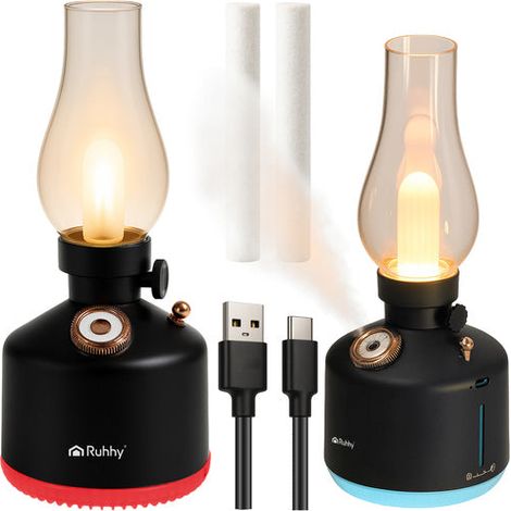 Usb luftbefeuchter nachtlicht 280 ml 14 rgb leds
