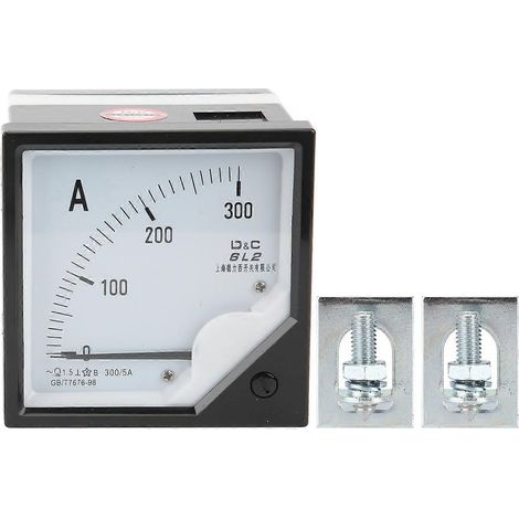 6L2 300A/5A Amperemeter Zeigerstrommesser Generator-Set Instrument für Stromkreismessung (1/4)