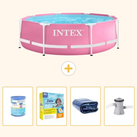 Intex Piscine Tubulaire Ronde - 244x76 cm - 5-pièces  S50 (1/5)
