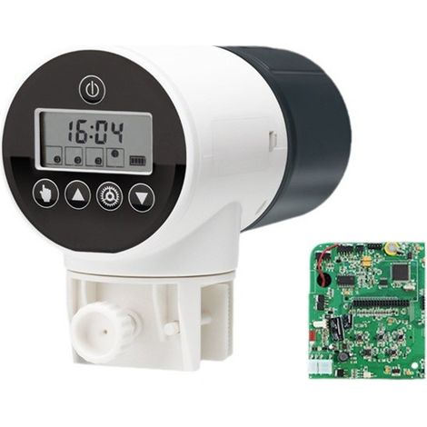 1 Distributeur de nourriture, automatique, réglable, compact, pour aquarium (1/5)