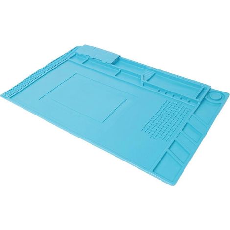 Tapis de travail isolant thermique ESD, résistant à la chaleur, pour station de soudage BGA, coussinet isolant de réparation (1/5)