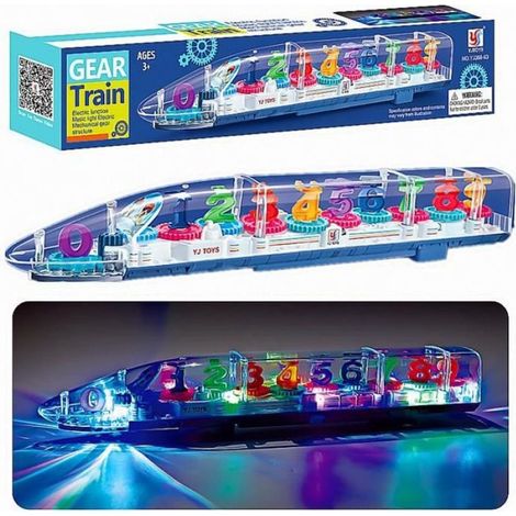 Train Electrique pour Enfants - - Transparent - Lumières LED - Musique (1/5)