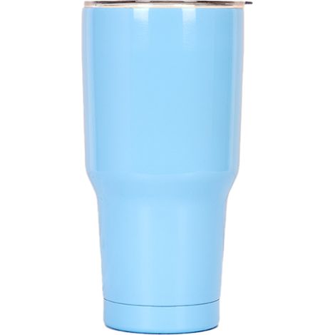 Tumbler Café Isolé - Acier Inoxydable 18/8 Double Paroi Vide - 30 Oz - Usage Intérieur Extérieur Voyage Bureau Pique-Nique - 1 Pièce (1/5)