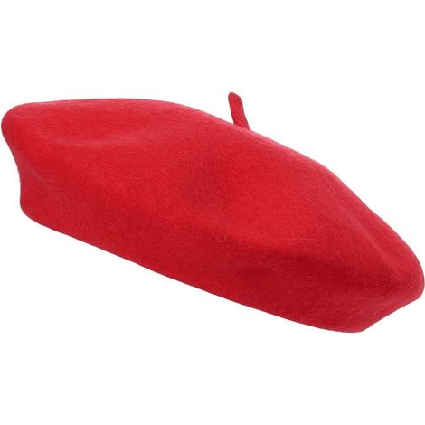 ® Berretto da adulto in lana, stile francese, colore classico, unisex, morbido, caldo, per attività all'aperto, stile vintage