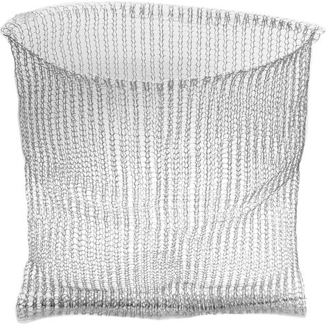 Sac métallique en acier inoxydable anti-rongeurs - protège la plupart des racines et des fruits des plantes - 1 pièce, 15 × 30 cm, argent (1/5)