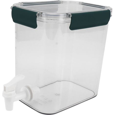Distributeur de boissons réfrigéré 3.5L avec robinet, pratique et économique pour jus, thé glacé, fêtes (1/5)