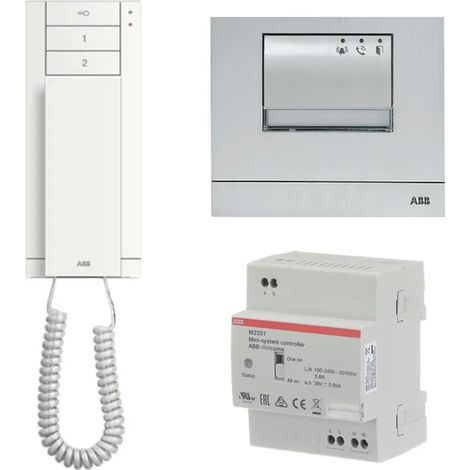 Kit Citofonico monofamiliare ABB WLK611B 2 fili (1/4)