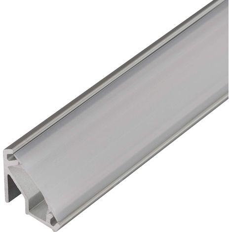 3 Stück LED Profil-99 Alu mit opaler Abdeckung 2000 x 15,7 x 15,8 mm für LED Streifen Aluminium Aufbauprofil von SOTECH