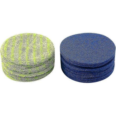 Balai-serpillère électrique sans fil AURA - Lingettes rotatives incluses : 8 lingettes en microfibre et 8 articulations (16 cm) (1/5)