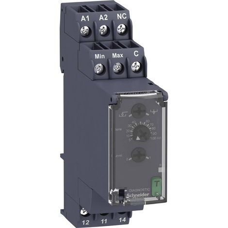 Relè controllo livelli RM22-L - 24..240 V AC/DC - 1 C/O - RM22LG11MR (1/2)