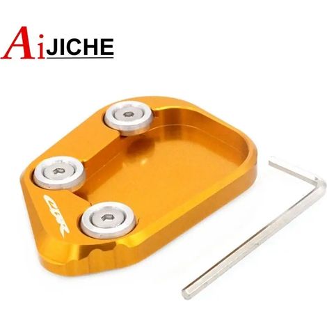 (Or) Béquille latérale CNC pour moto, extension de support compatible avec HONDA CBR250RR CBR 250 RR CBR250 RR 2017-2023 maxpower (1/4)