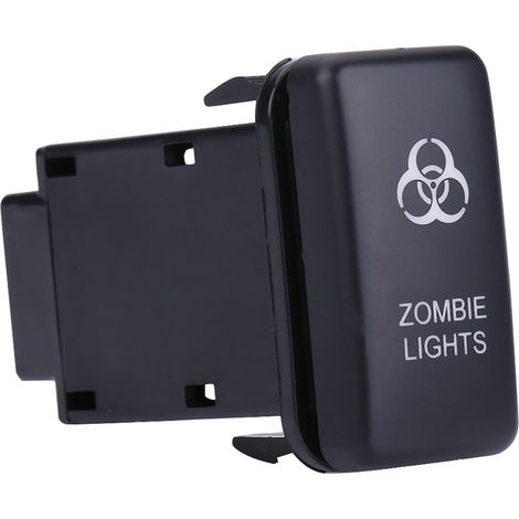 Interrupteur marche/arrêt automatique à LED bleue 12 V pour Toyota Hilux Land Cruiser, avec effet lumineux zombie (1/3)